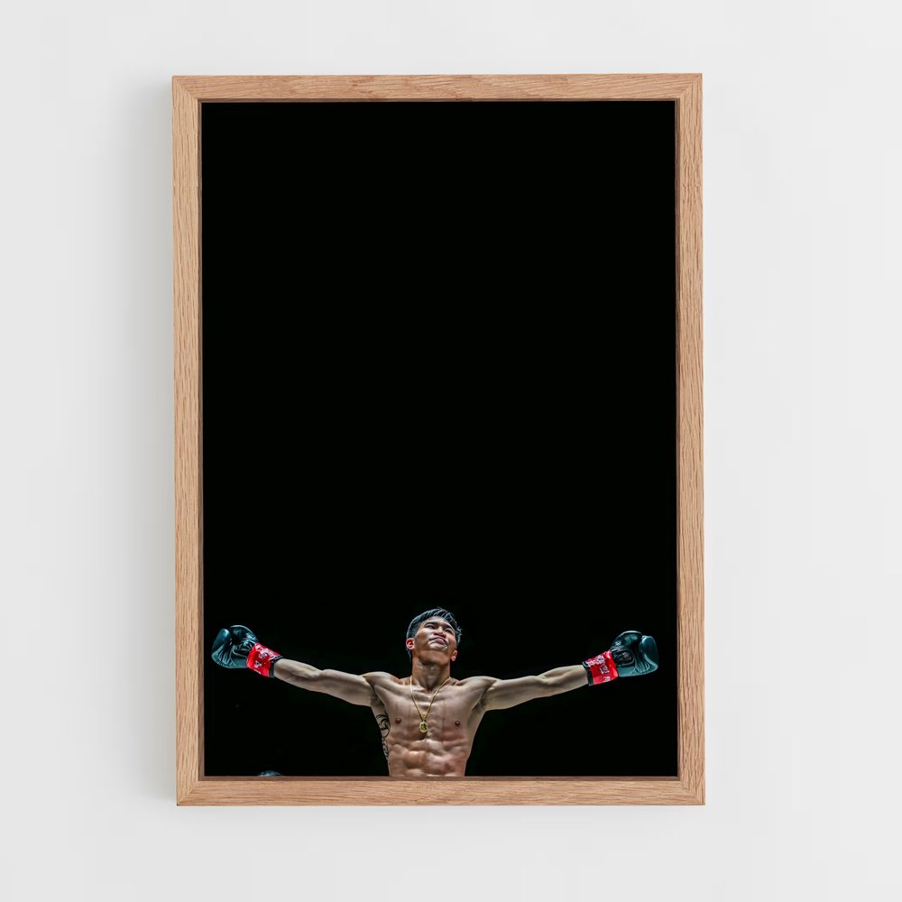 Poster Le Combat Élevé – affiche Muay Thai (vue 4)